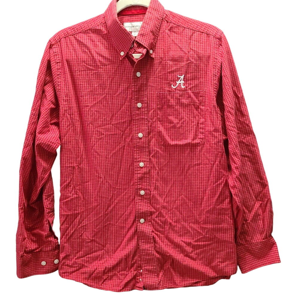 Cutter & Buck Womens Button Up Blouse Multicolor Size PS 100% Cotton Long Sleeve